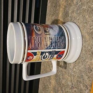 Vintage 98' Green Bay Packers Beer Stein Mug